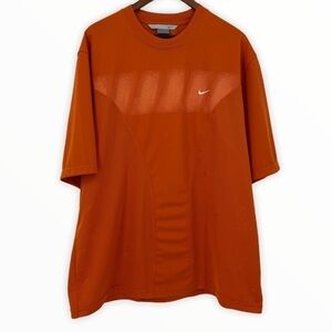 𝅺NIKE Short Sleeves logo Mess knit baseball Shirt